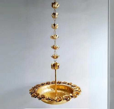 Maarzal Home Decor Iron Hanging Diya Set(Height: 25 inch)