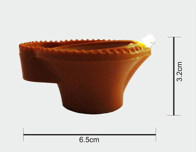TED TECH Led Diy Plastic (Pack of 12) Table Diya(Height: 1.3 inch)