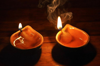 dada ji Traditional Handmade Mud Diya-HD040 Stoneware (Pack of 12) Table Diya Set(Height: 2 inch)