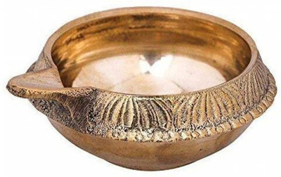 SBBCO Brass table diya Brass Table Diya(Height: 1.8 inch)