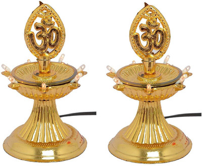 Shailaja Enterprises 1 LEDs 1 m Gold Steady Bulb Rice Lights(Pack of 2)