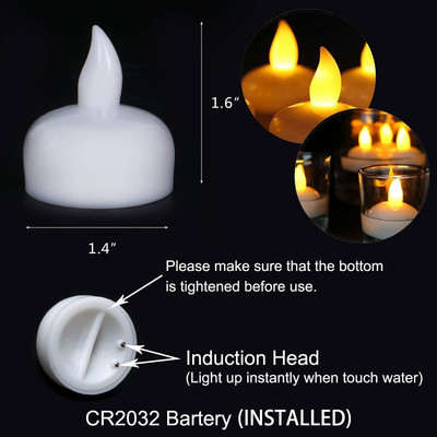 morir Plastic (Pack of 12) Table Diya(Height: 3 inch)