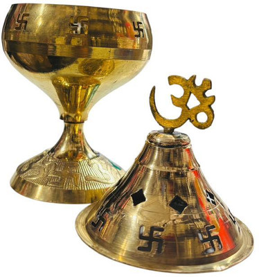 MOHIT STORE 937598 Copper, Brass Table Diya(Height: 13 inch)