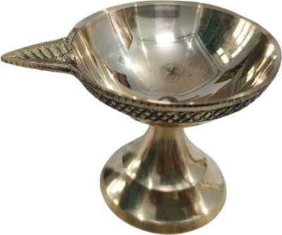 Mrs Right Brass Table Diya(Height: 2.5 inch)