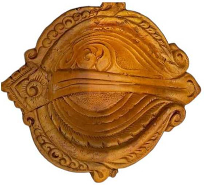 Signature Akhand Diya Pack of 1 Earthenware Table Diya(Height: 1.5 inch)