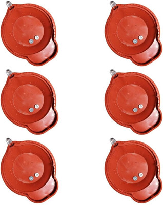 SUVIKSHA Plastic Water Sensor LED Diyas with Water sensing technology Plastic (Pack of 6) Table Diya Set(Height: 1.5 inch)