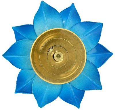 IAE Brass Table Diya(Height: 1.5 inch)
