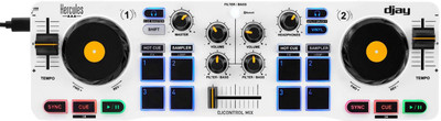 HERCULES DJCONTROL MIX WORLDWIDE Wired DJ Controller For Rs. 3669 @ 77 %