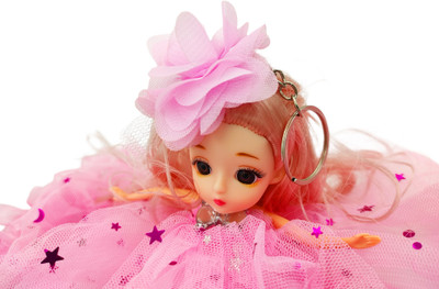 Johnnie Boy Cute Doll with Blonde hairs, movable body and attached Keyring| Key Chain