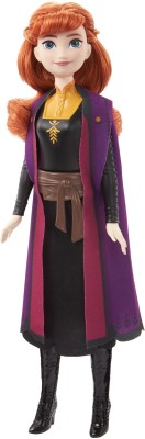 Disney Frozen Anna Posable Fashion Doll 2 with Signature Clothing and Accessories(Multicolor)