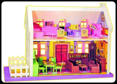 MGT CREATION A-34 PIECE BEAUTIFUL DOLL HOUSE SET FOR GIRLS(Multicolor)