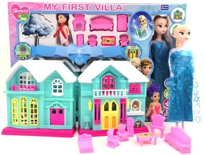 Fabulaas Frozen Elsa Doll House(Multicolor)