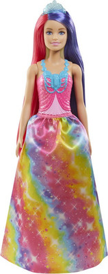 BARBIE Long Hair Fantasy Princess Doll(Multicolor)