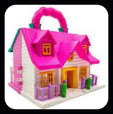 MGT CREATION A-doll Set For Girls, Kids Gift and Showpiece/Plastic Single Doll house(Multicolor)