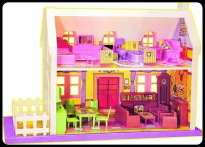 MGT CREATION A-Doll house 1Pcs GF(Multicolor)