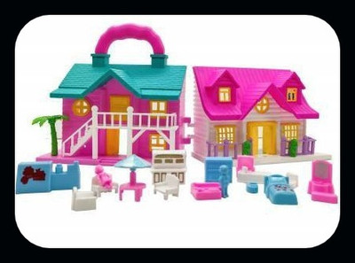 MGT CREATION A-Funny Dream Doll house set Doll House Play Set Toy for Kids(Multicolor)