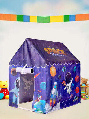 Kankad play tent gives your child a little space just for themselves(Blue, Multicolor)