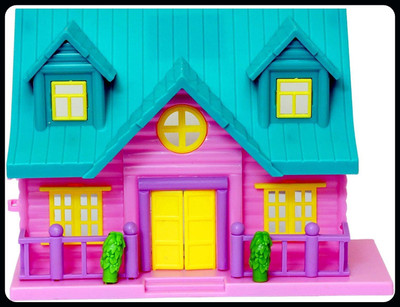 MGT CREATION A-Funny House Play Set Doll House With Open able Door And Furniture For Kids(Multicolor)