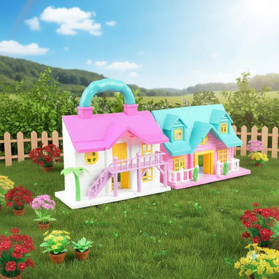 Mamma Mia Kids funny house set(Multicolor)