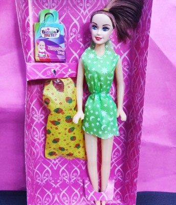 DEVPRIYA LLP Beautiful Doll Set for Kids Girls - 1 Dress Included Toy(Multicolor)