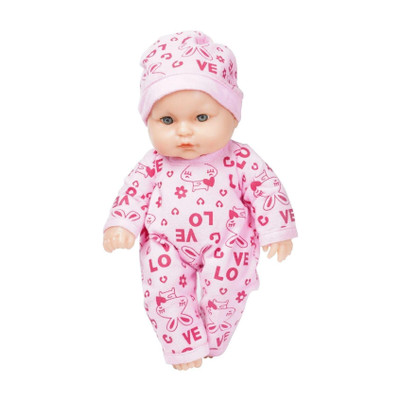 EL FIGO Cute Soft Body Toy for Kids (Head, Arms & Legs Moveable) 30c.m(Pink)