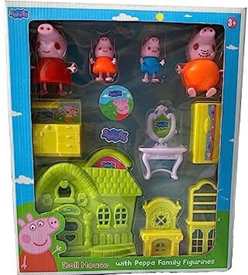 RIGHT SEARCH Doll House with Peppa-06(Multicolor)