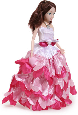 GKNEX Princess Fashion Doll Beauty Doll for Girls(Pink)