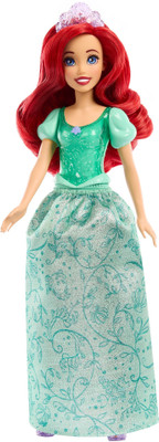 DISNEY PRINCESS Ariel Posable Fashion Doll with Sparkling Clothing(Multicolor)