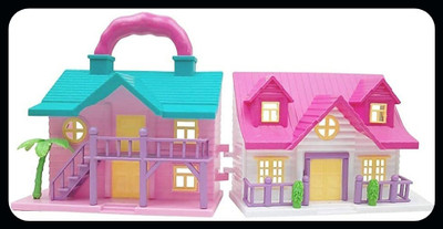 MGT CREATION A-Big House for kids Set of 1(Multicolor)