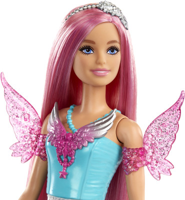 BARBIE Doll with 2 Fantasy Pets, Malibu from A Touch of Magic(Multicolor)
