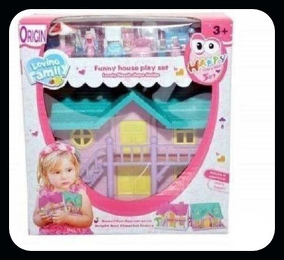 MGT CREATION A-FUNNY HOUSE PLAY SET-Doll House Set (Multicolor)(Multicolor)