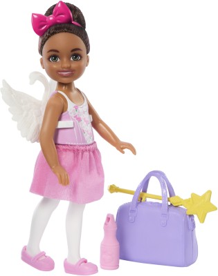 BARBIE Chelsea Ballerina Doll & Accessories Set, Career-Themed Brunette Small Doll(Multicolor)