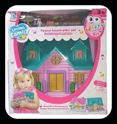 MGT CREATION A-FH12 LOVING FAMILY FUNNY HOUSE(Multicolor)