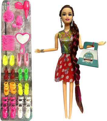 Manboc Stylish Doll and play set for Kids(Multicolor)