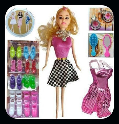 MGT CREATION A-Doll For Girl Child - 1Pcs(Multicolor)