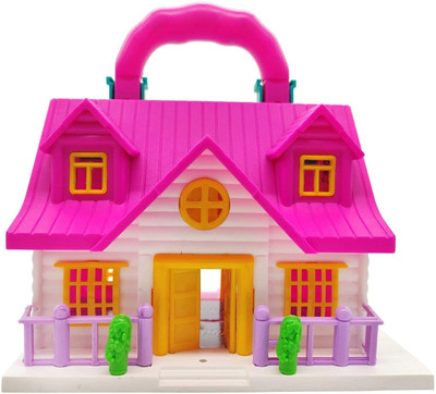 Mahi Zone Dream Funny House Play Set Doll House Set for Boys and Girls_M220(Multicolor)