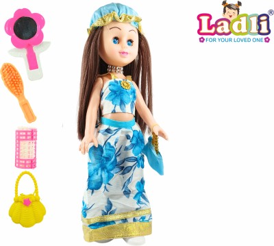 Ladli I LOVE YOU Gorgeous Girl Doll Cute 723 W&B Toy(Multicolor)