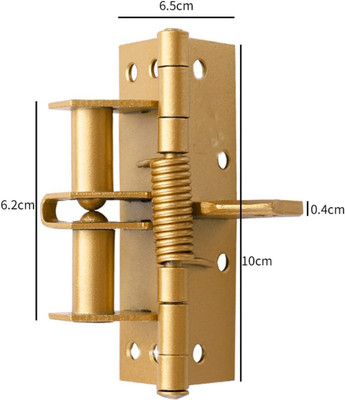 ASTOUND Automatic Door Hinges Positioning 90 Degrees Self Closing Hinge(Gold Pack of 1)