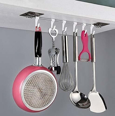 Armaan Pack of 2 Magic Sticker Series Self Adhesive Bathroom Towel Hanger 51.80 Regular Organizer