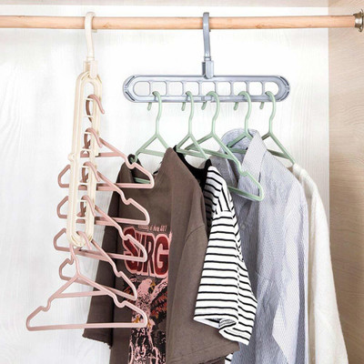 AMAZEE 9 Hole, 360º Rotatble Space saving Magic Hanger HGx1281 Closet Organizer