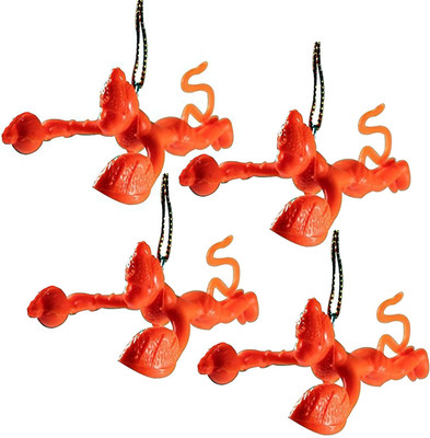 HOIVA Plastic Flying Hanuman for Door/ wall / Home Temple Car Hanging Car Hanging Ornament(Pack of 4)