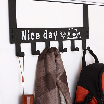 draval Heavy Duty Over Door Hanger for Cloths, Drill Free Door Handing Hooks Door Hanger