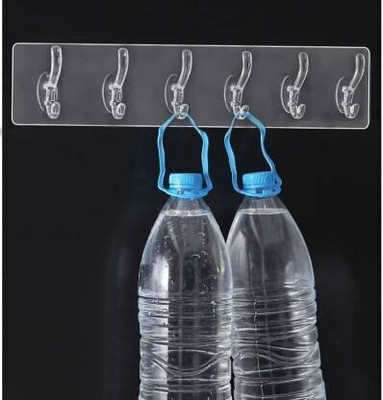 CoreValues Home Improvement Storage Utilities and Organizers 6 Hooks Rail Door Hanger