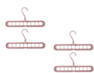 Nucleya Retail 360º Swivel Hook,9-Holes Closet Organiser/Wardrobe Space Saver Smart Hanger66 Closet Organizer