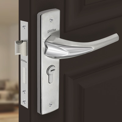 Plantex Zinc Alloy Chrome, Matte Handlesets(Silver)