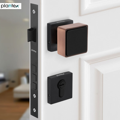 Plantex Brass, Zinc Alloy Glossy Handlesets(Multicolor)