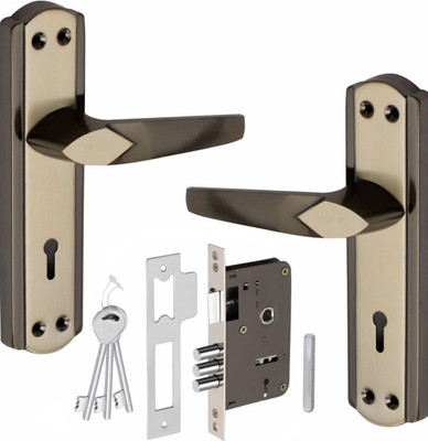 Approx Iron Glossy Handlesets(Gold, Brown)