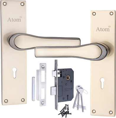 ATOM Zinc Alloy Matte Handlesets(Silver)
