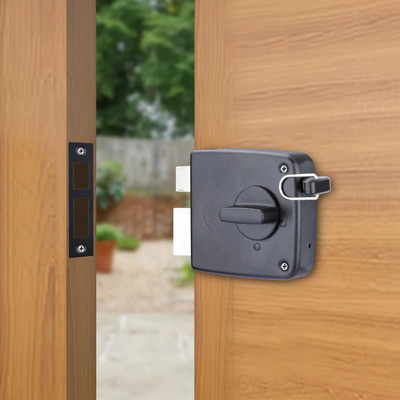 Godrej Locks Steel Luster Deadbolts(Black)