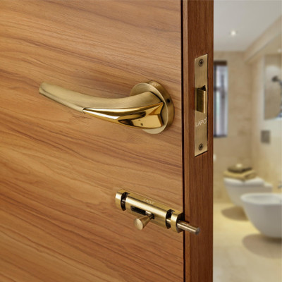 LAPO Zinc Alloy, Brass Matte Handlesets(Gold)